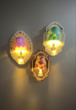Vintage French style Healing Little Lamp | Pixel Art Digital