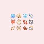 12 Miniature Summer Seaside Items | Perler Bead Digital Patterns | Pixel Art - Image 2