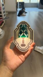 Vintage French style Healing Little Lamp | Pixel Art Digital - Image 7